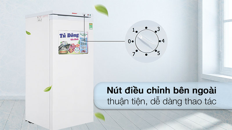 Tủ đông đứng Sanaky VH-180VD - Hàng chính hãng