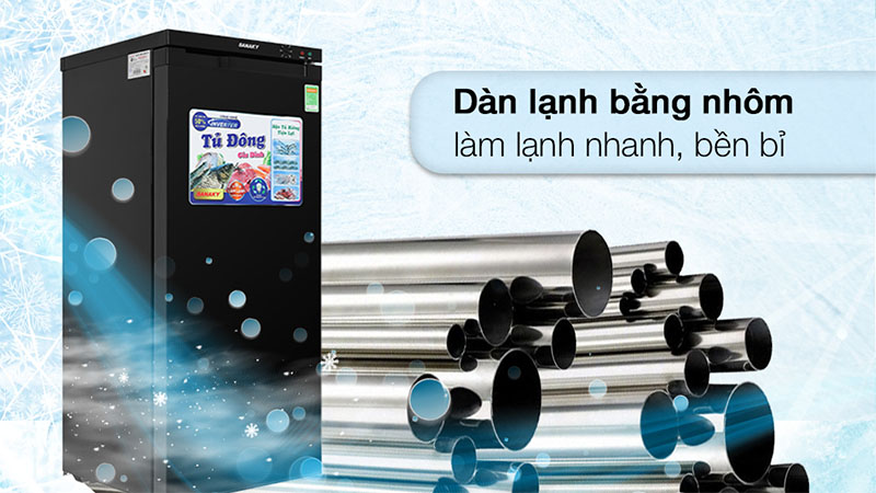 Dàn lạnh của Tủ đông Inverter Sanaky VH-180VD3