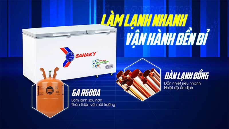 Tủ đông Sanaky VH-6699HY4K - Hàng chính hãng