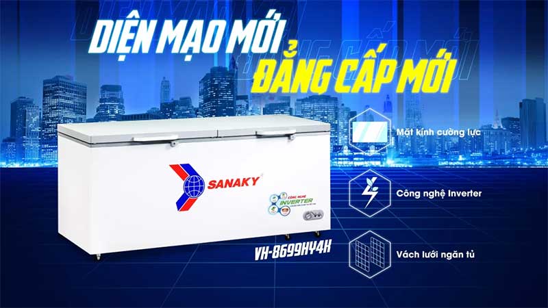Tủ đông Sanaky VH-8699HY4K - Hàng chính hãng