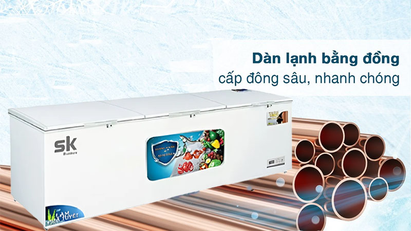Tủ đông Inverter Sumikura SKF-1600SI - Hàng chính hãng