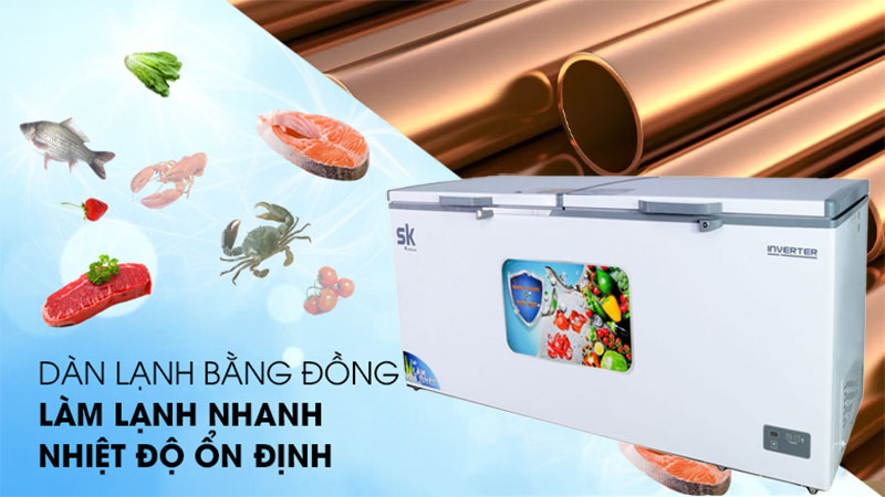 Tủ đông Inverter Sumikura SKF-750SI - Hàng chính hãng