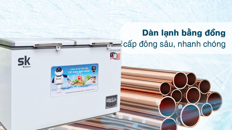 Tủ đông Inverter Sumikura 450 lít SKF-450SI/JS - Hàng chính hãng