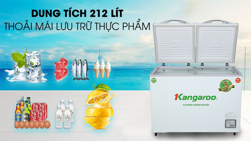 Tủ đông Kangaroo KG328NC2 - Hàng chính hãng