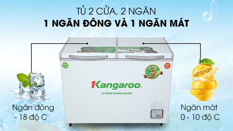 Tủ đông Kangaroo KG328NC2 - Hàng chính hãng