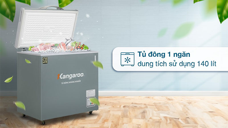 Tủ đông Kangaroo KGFZ200NG1 - Hàng chính hãng