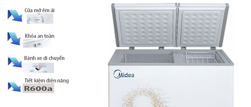 Nhiều tính năng của tủ đông Media FMD-350CN