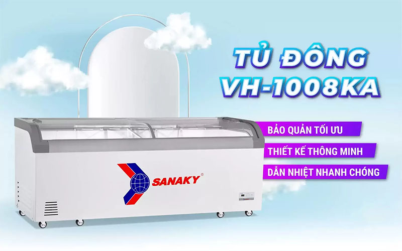 Tủ đông Sanaky VH-1008KA - Hàng chính hãng