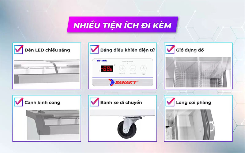 Tủ đông Sanaky VH-1008KA - Hàng chính hãng