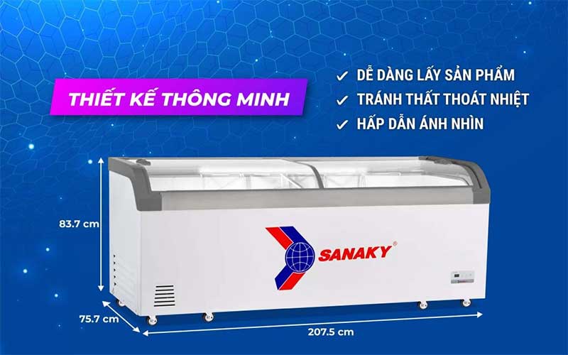 Tủ đông Sanaky VH-1099KA - Hàng chính hãng