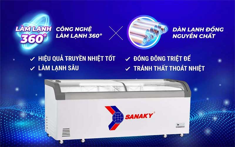 Tủ đông Sanaky VH-1099KA - Hàng chính hãng