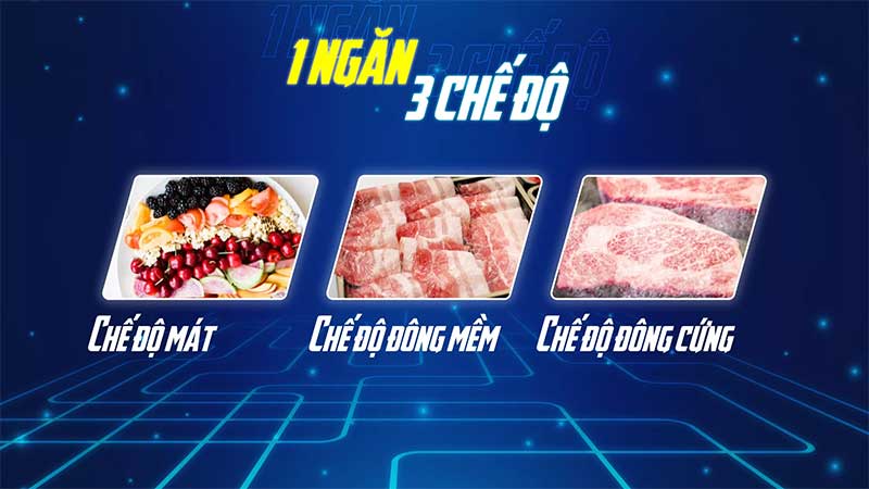 3 chức năng của Tủ đông Sanaky VH-1199HYK