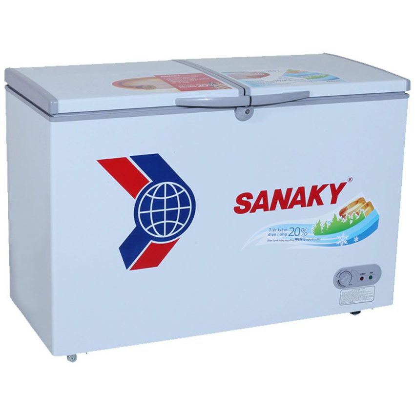 Tủ đông Sanaky VH-2299A1 sử dụng dàn lạnh đồng