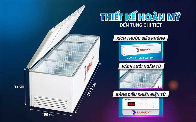 Tủ đông Sanaky VH-2399HY - Hàng chính hãng