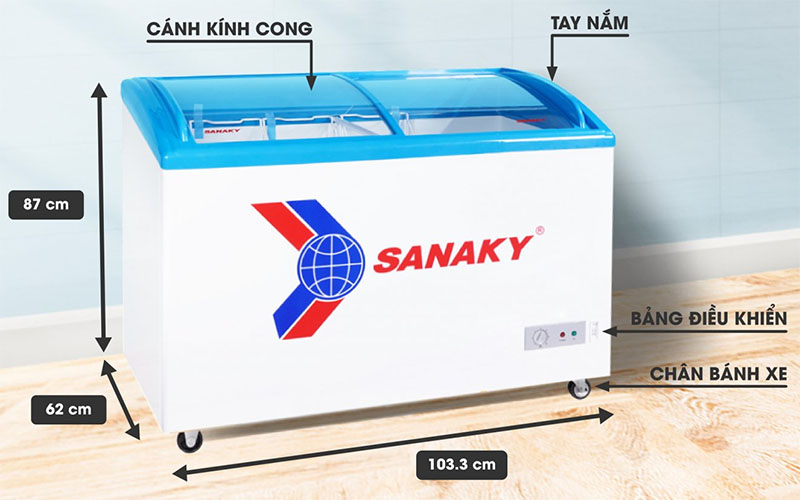 Tủ đông Sanaky VH-382K - Hàng chính hãng