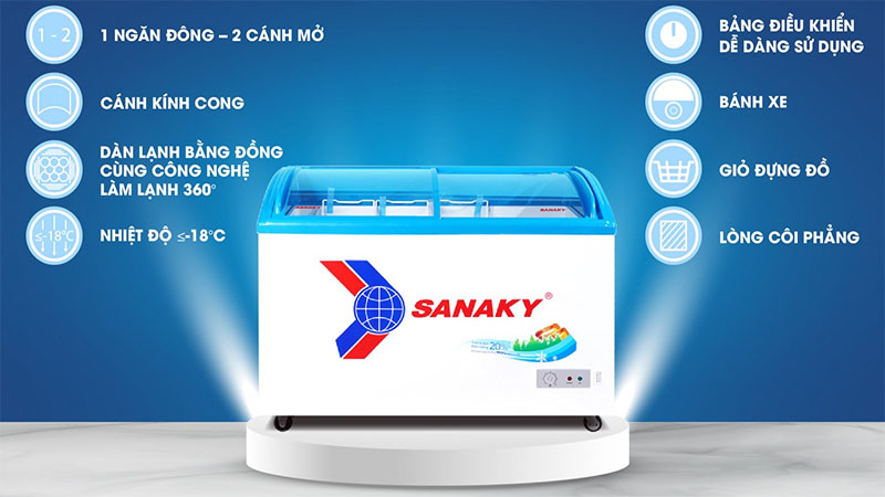 Tủ đông Sanaky VH-4899K - Hàng chính hãng