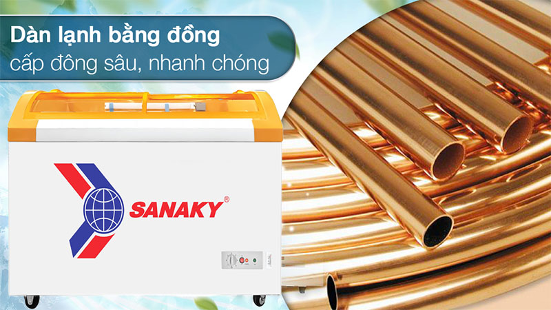 Dàn lạnh của Tủ đông Sanaky VH-4899KB