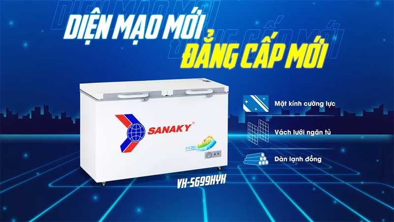Tủ đông Sanaky VH-5699HYK - Hàng chính hãng