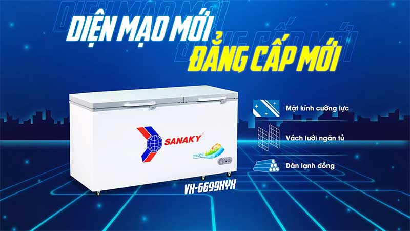 Tủ đông Sanaky VH-6699HYK - Hàng chính hãng