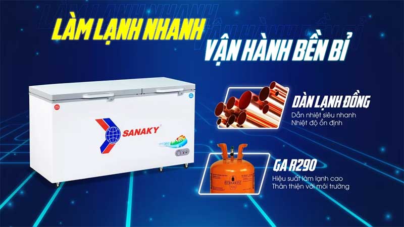Tủ đông Sanaky VH-6699W2K