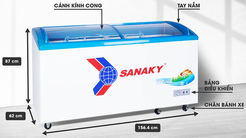 Tủ đông Sanaky VH-6899K - Hàng chính hãng