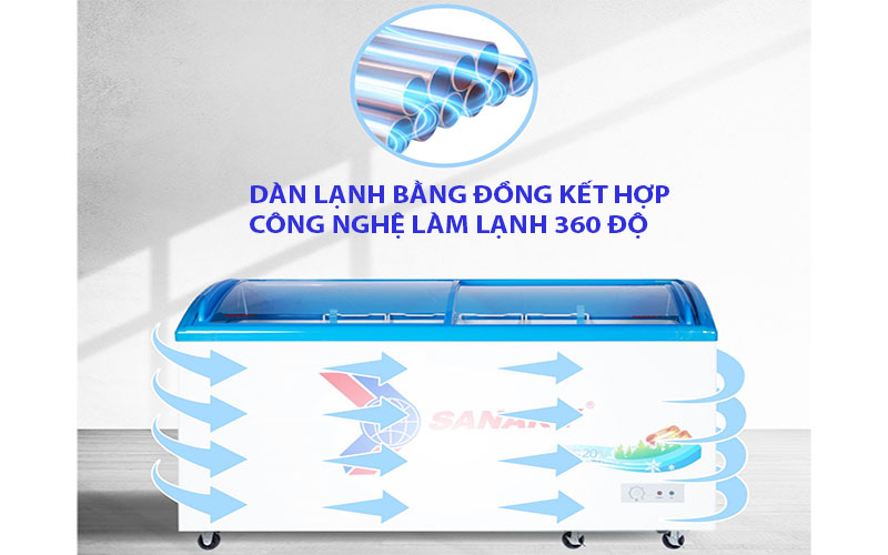 Tủ đông Sanaky VH-6899K - Hàng chính hãng