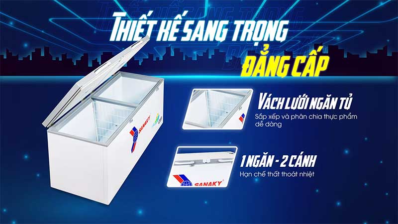 Tủ đông Sanaky VH-8699HYK - Hàng chính hãng