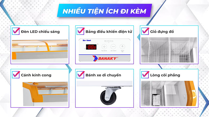 Tủ đông Sanaky VH-899KA - Hàng chính hãng
