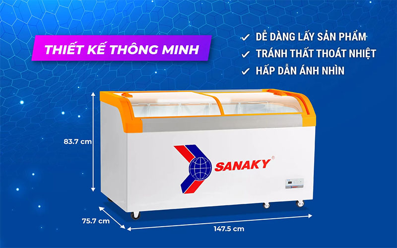Tủ đông Sanaky VH-899KA - Hàng chính hãng