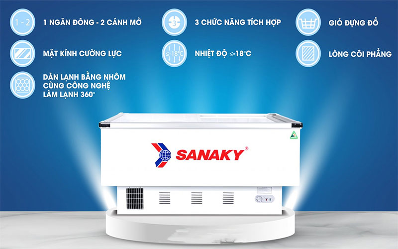 Tủ đông Sanaky VH-999K - Hàng chính hãng