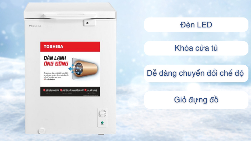 Tủ đông Toshiba GR-RC185CM-PMV(01) - Hàng chính hãng