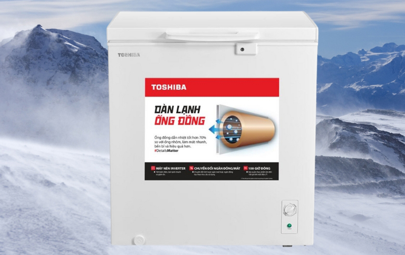 Tủ đông Toshiba inverter GR-RC265CM-PMV(01) - Hàng chính hãng