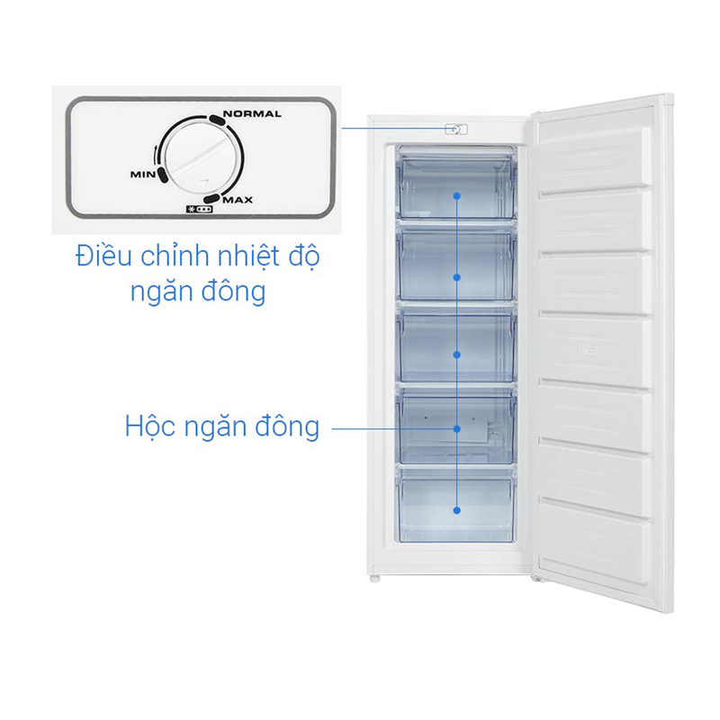 Tủ đông Alaska 1 cánh IF-215 - 210 lít  - Hàng chính hãng