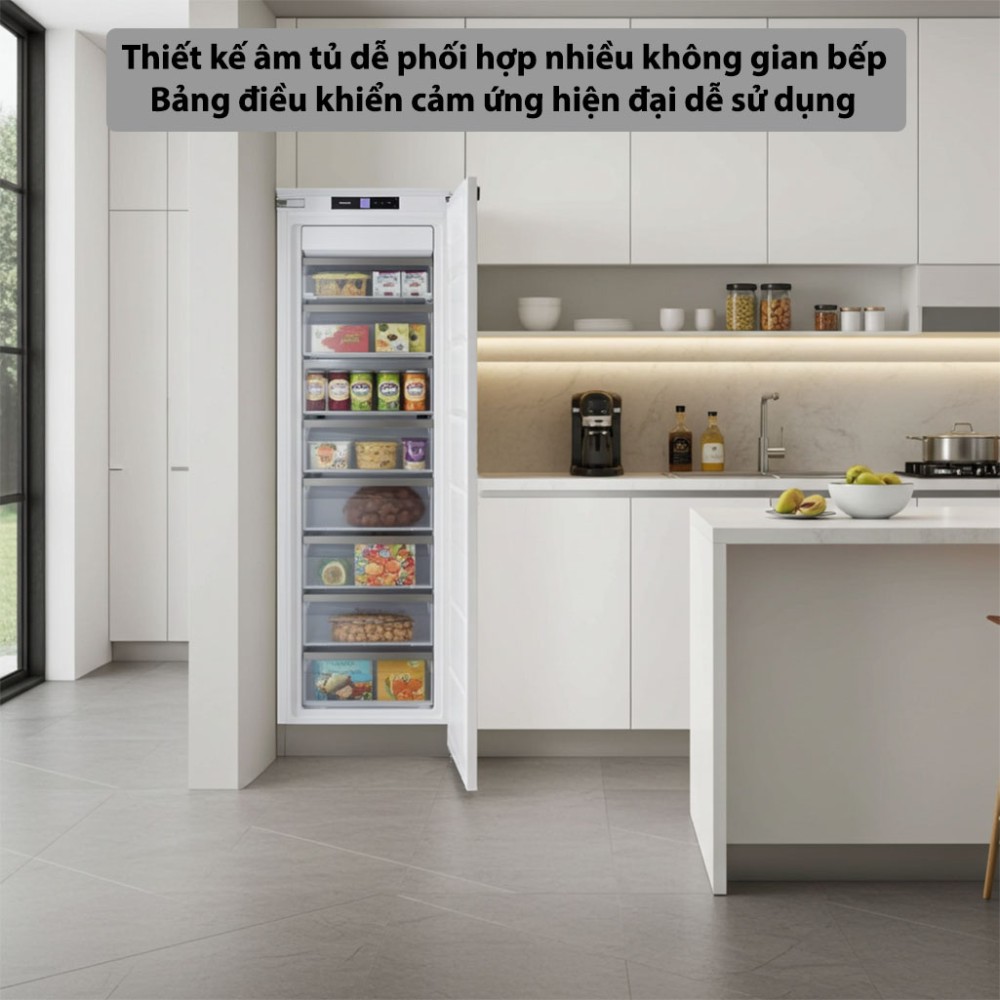 Tủ đông âm tủ Miele FNS 7740D 125 Gala - Hàng chính hãng