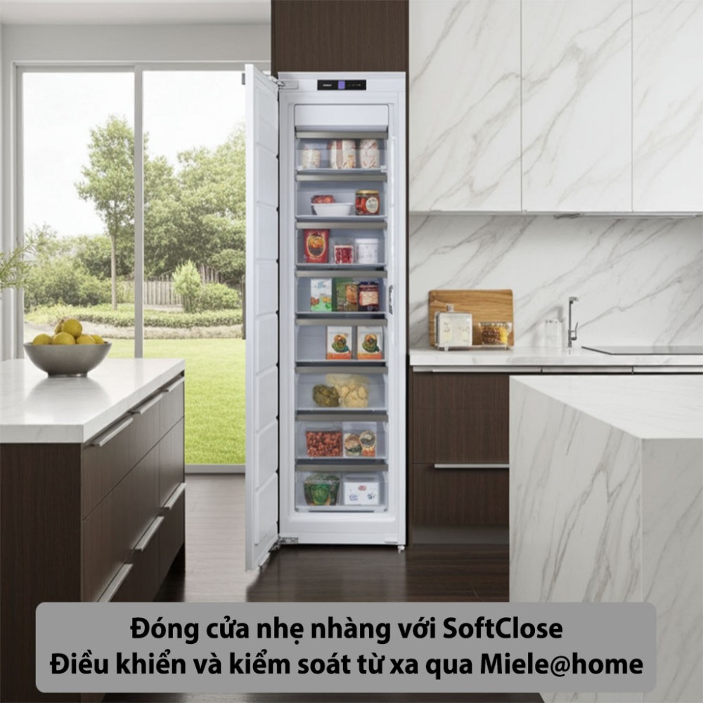 Tủ đông âm tủ Miele FNS 7740D 125 Gala - Hàng chính hãng