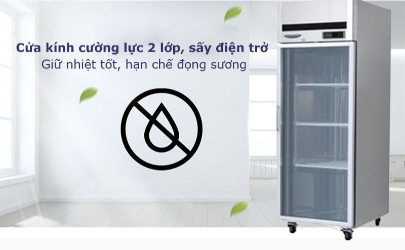 Tủ đông 1 cánh kính Lassele LFT-771G - Hàng chính hãng