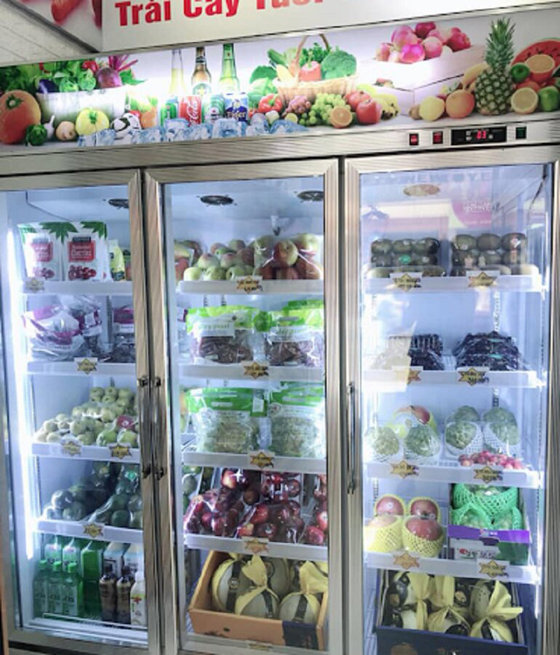 Tủ đông đứng cánh kính Sanden Intercool SFM-1505 - Hàng chính hãng