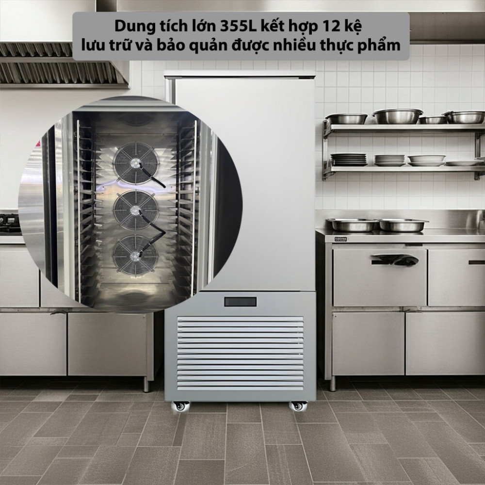 Tủ đông cấp tốc công nghiệp H&C CB45L18P - Hàng chính hãng