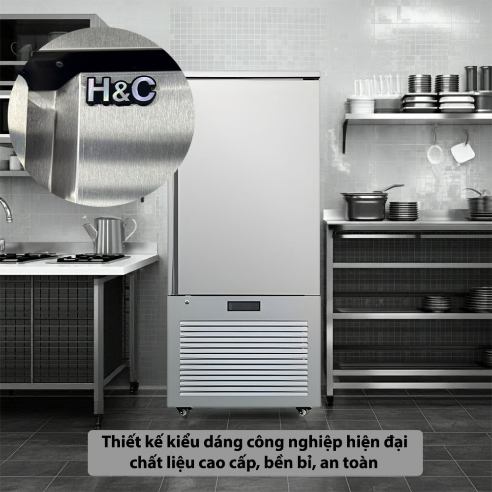 Tủ đông cấp tốc công nghiệp H&C CB65L18P - Hàng chính hãng
