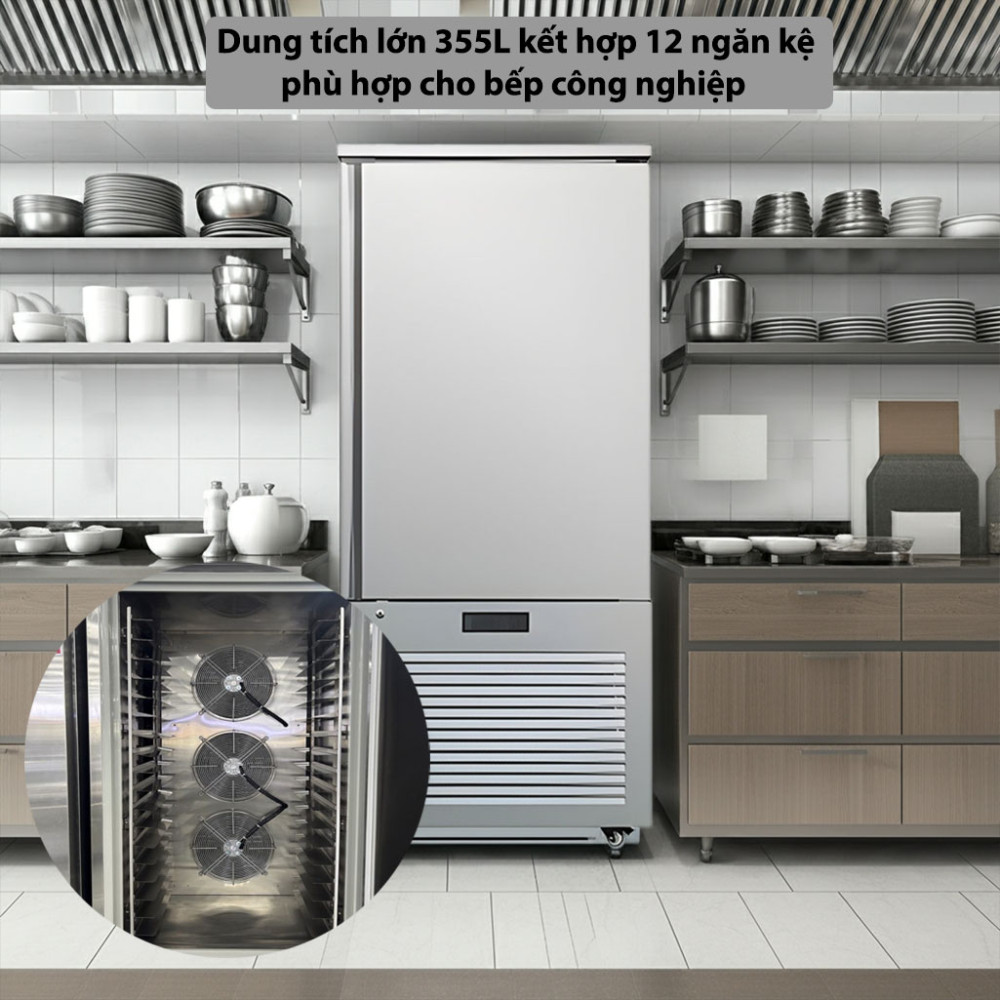 Tủ đông cấp tốc công nghiệp H&C CB65L18P - Hàng chính hãng