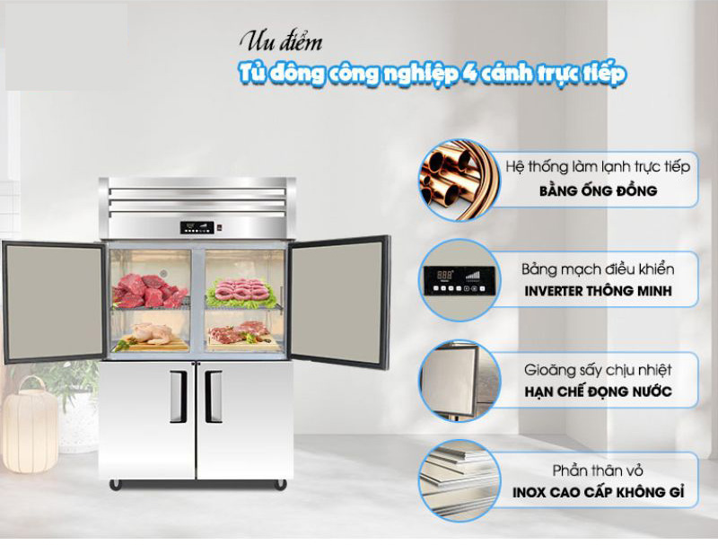 Tủ có nhiều tính năng thông minh