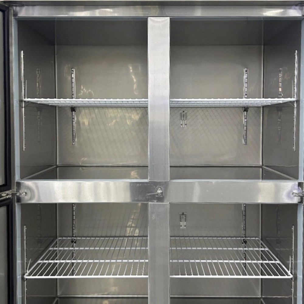 Tủ đông mát 4 cánh inox H&C CDB1.0L4ARF - Hàng chính hãng