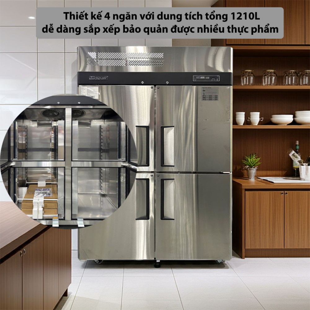 Tủ đông công nghiệp Turbo Air KF45-4P - Hàng chính hãng