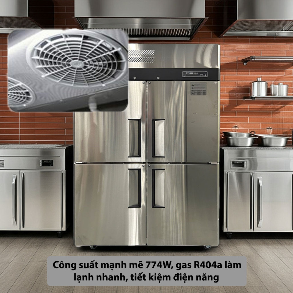 Tủ đông công nghiệp Turbo Air KF45-4P - Hàng chính hãng
