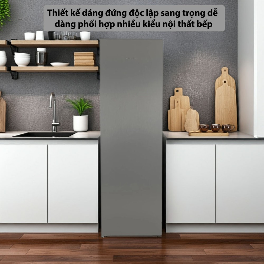 Tủ đông độc lập Miele FNS-4382DEL thiết kế dáng đứng độc lập tiện lắp đặt