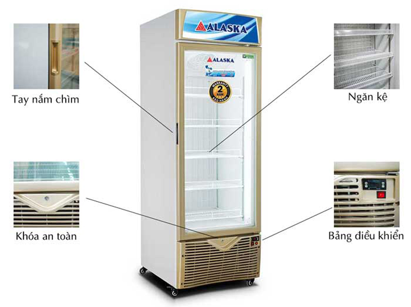 Tủ đông 1 cánh Alaska IF-350G - 350L - Hàng chính hãng