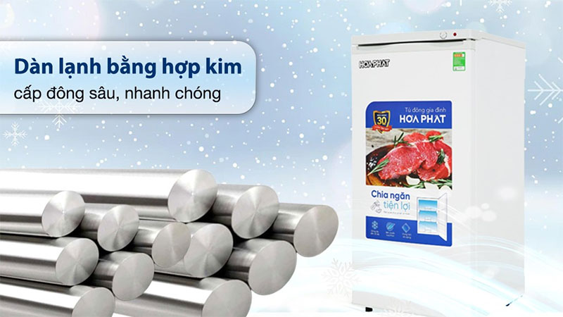Tủ đông đứng Hòa Phát HPF-UAH6147 - Hàng chính hãng