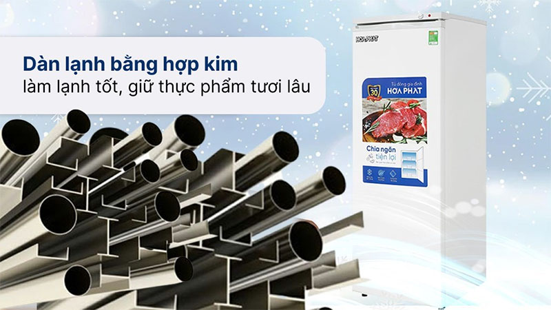Tủ đông đứng Hòa Phát HPF-UAH6208 - Hàng chính hãng