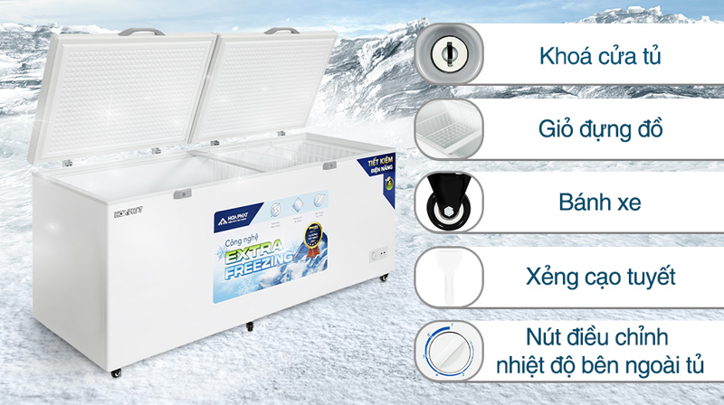 Tủ đông Hòa Phát HPF AD6783 783 lít - Hàng chính hãng