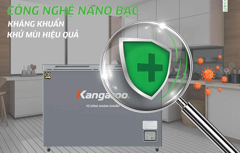 Tủ đông kháng khuẩn 327 lít KGFZ389NK2 - Hàng chính hãng